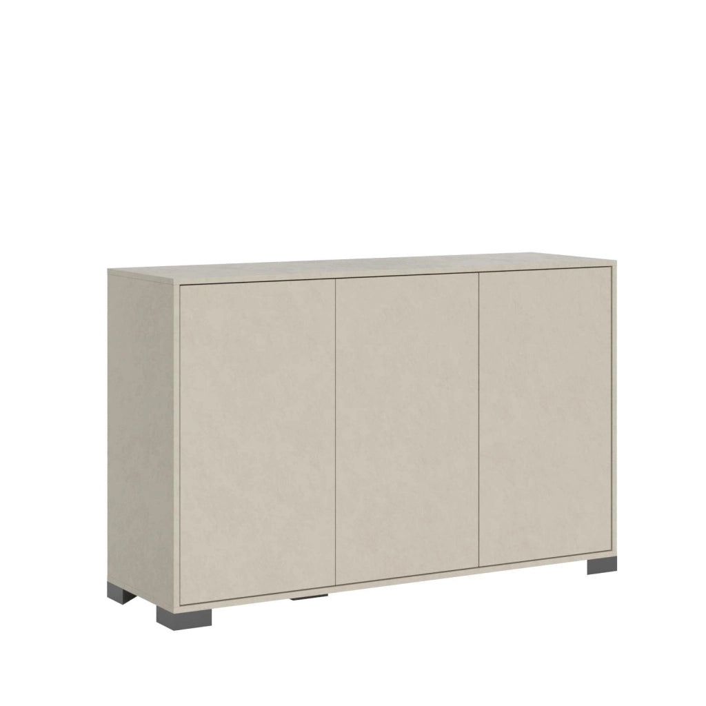 Madia 3 ante 130x40x83 cm cashmere - LUMINA