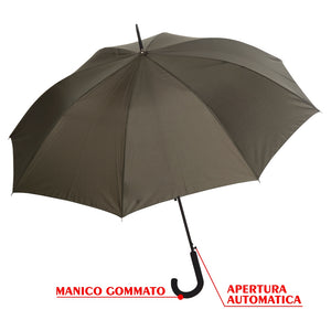 kIT 4 Pz Ombrello Grande Automatico 8 Stecche in Fibra Antivento col. ass