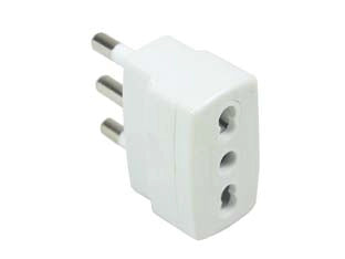 ADATTATORE RIDUZIONE 2P+T BIANCA- - spina 16A e presa 10/16A bianca - 20 pezzi SYNTESY