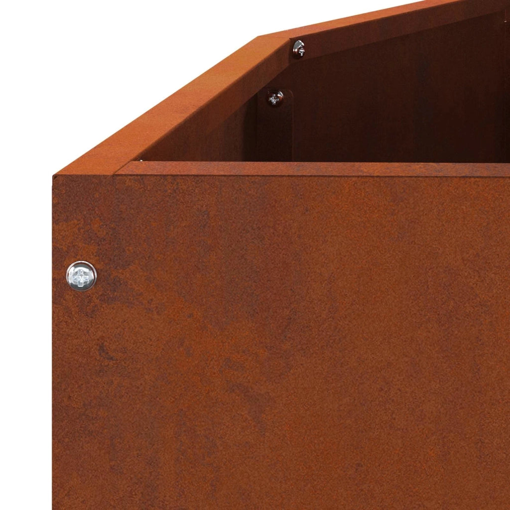 Fioriera Ruggine 120 x 60 x 35 cm 883688