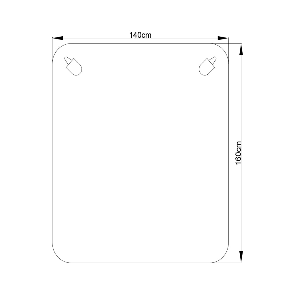 Coperta elettrica riscaldata per 2 persone con 2 telecomandi rimovibili 3 impostazioni di temperatura protezione dal surriscaldamento 160 x 140 cm poliestere bianco 03_0009338