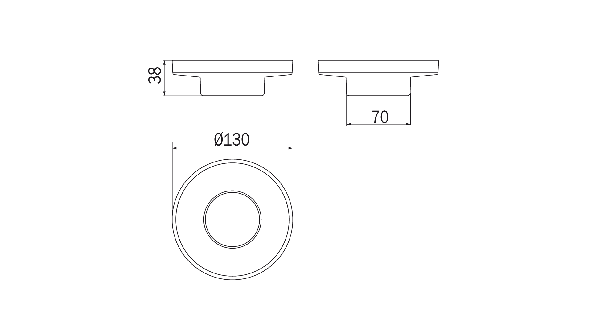 Portasapone con bacinella in vetro trasparente - serie Gealuna - Inda Finitura:: Cromo