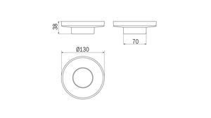 Portasapone con bacinella in vetro trasparente - serie Gealuna - Inda Finitura:: Acciao Inox Spazzolato