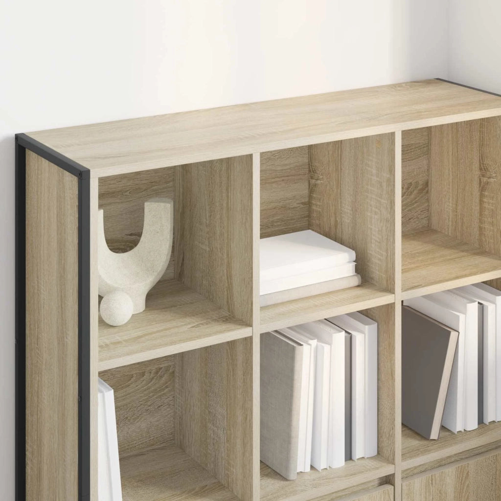 Armadio per Libri 2 pcs Sonoma 99,5 x 30 x 108 cm
