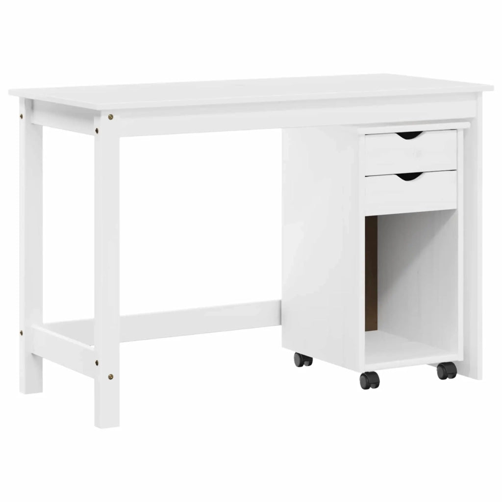 Set di Scrivania e Armadietto 2 pz Bianco 3438776