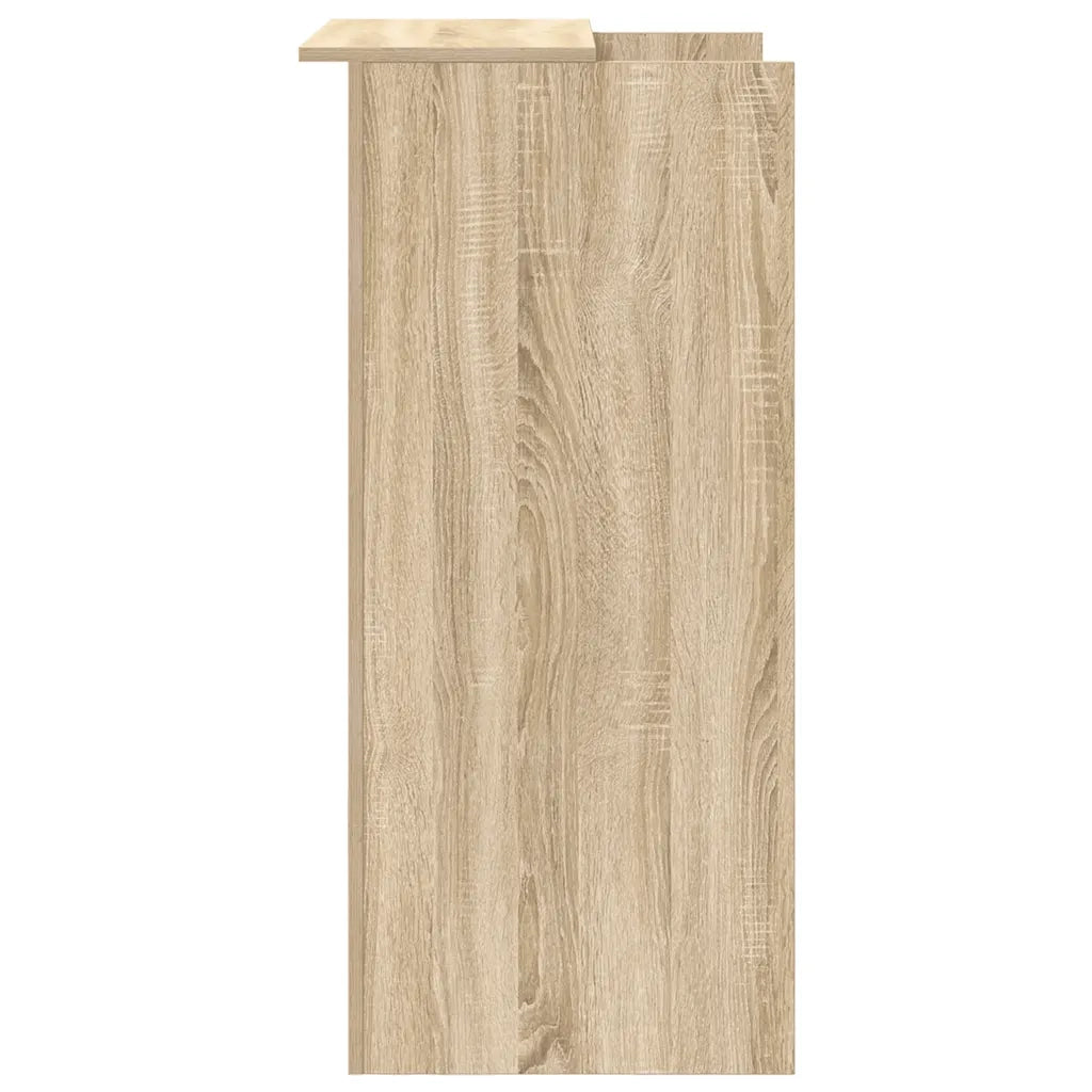 vidaXL Banco Reception Rovere Sonoma 55x50x103,5 cm Legno Multistrato