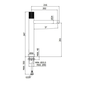 Portasalviette doppio a snodo serie One - Inda Finitura:: Cromo