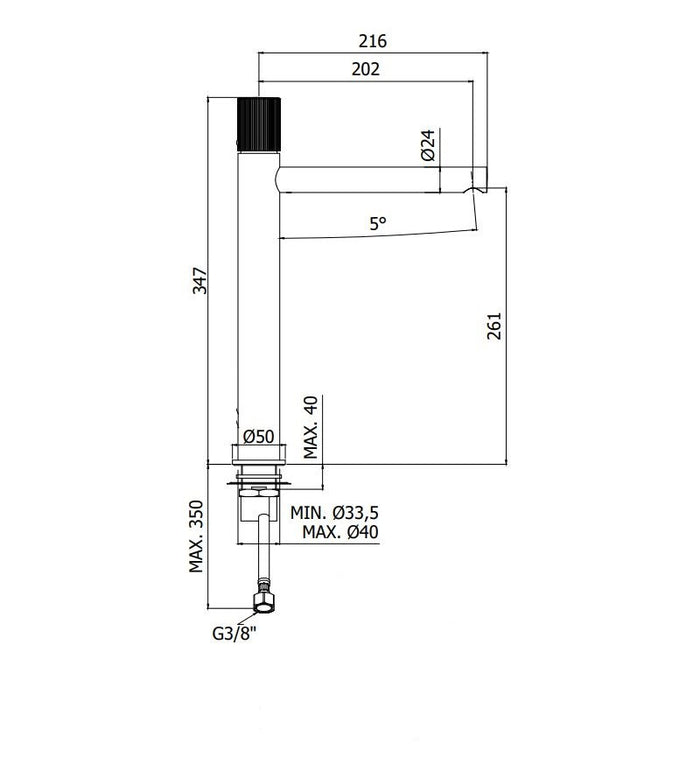 Portasalviette doppio a snodo serie One - Inda Finitura:: Cromo