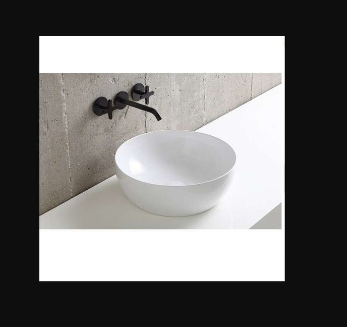 Portabicchiere da appoggio con bicchiere - serie Divo - Inda Finitura:: Nero Opaco