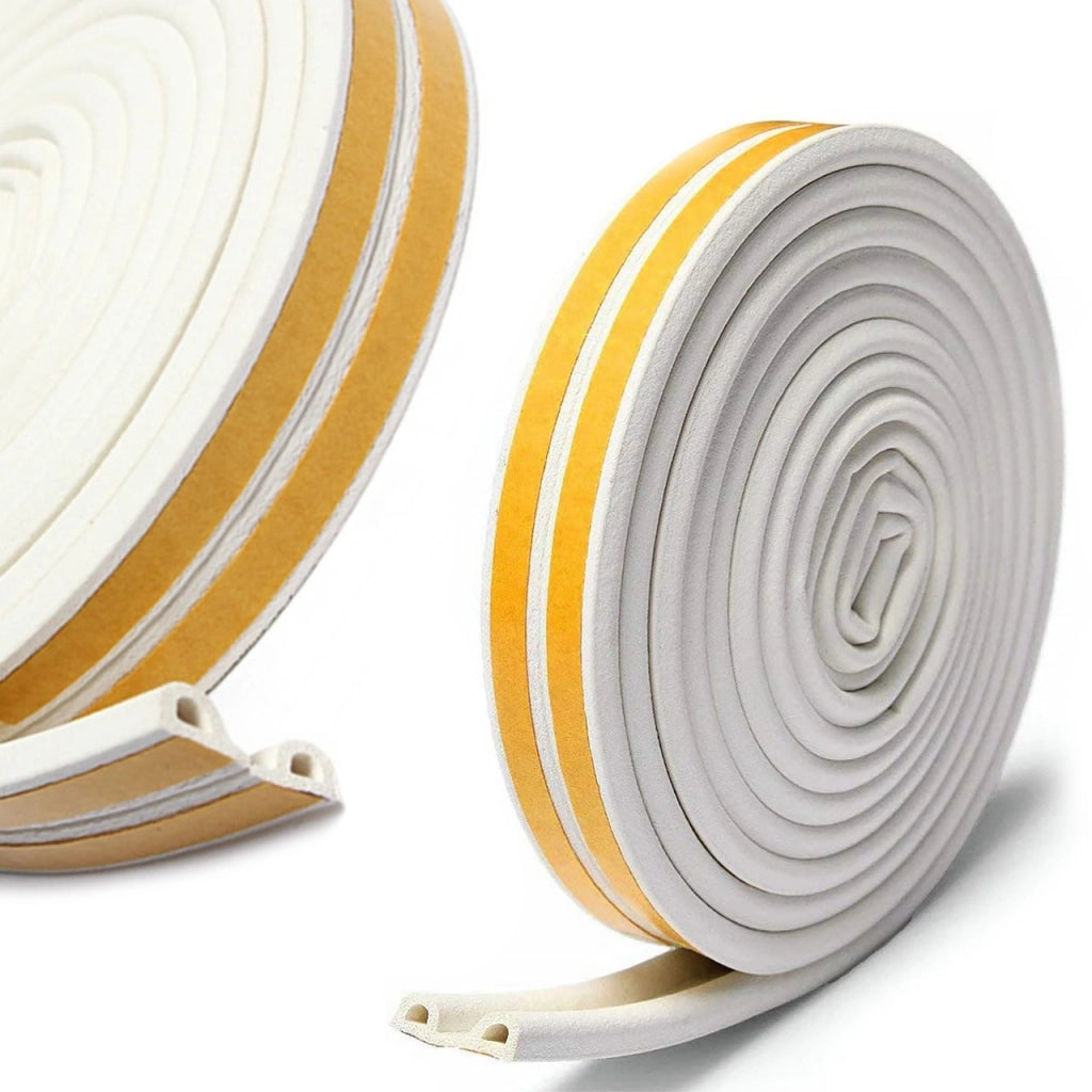 Striscia Sigillante Autoadesiva Tipo P 9x6mm – Protezione Universale per Finestre e Porte