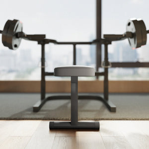 Panca per Pettorali ad Altezza Regolabile 150x150x60-85 cm in Acciaio Nero