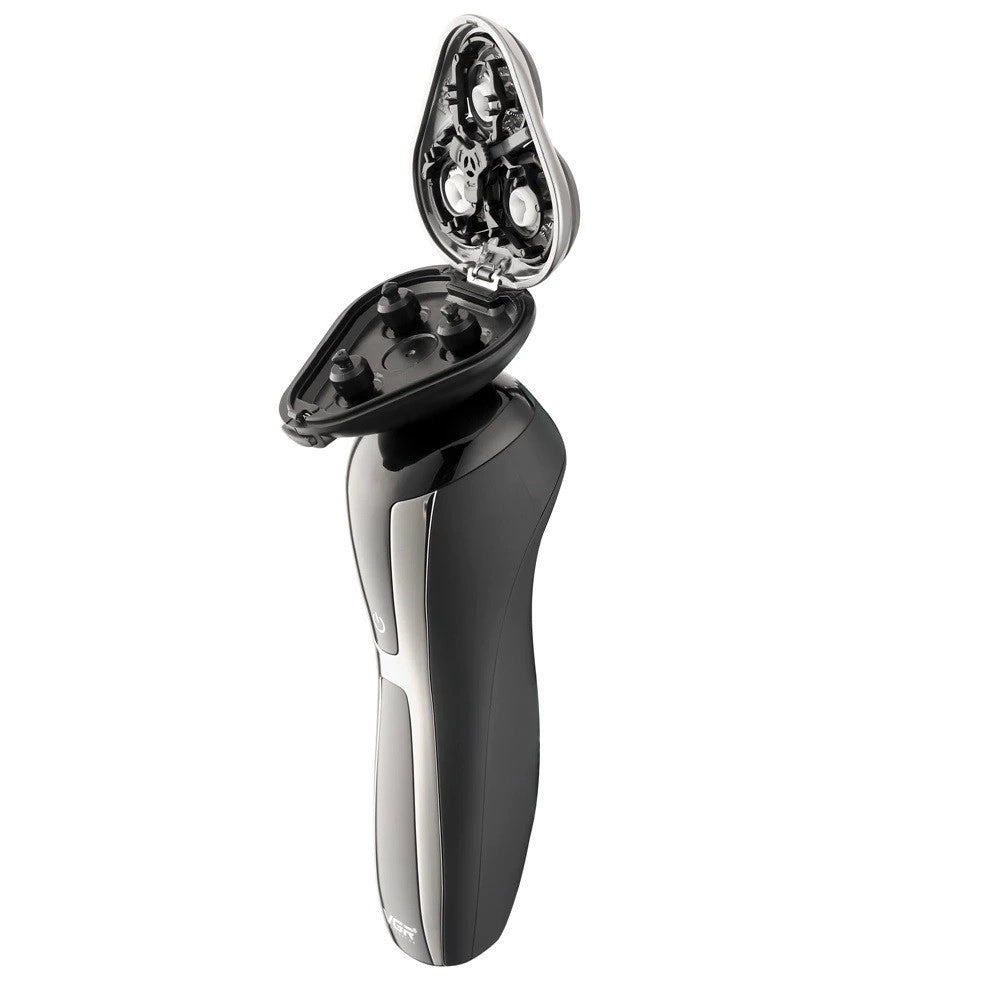 Trade Shop - Rasoio Elettrico Barba Trimmer Usb Ricaricabile Impermeabile Con Display V-309 -