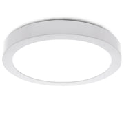 Plafoniera LED soffitto lampada parete muro 25W resa 250W luce interni ripostiglio bagno 230V TONDO LUCE FREDDA 6400K