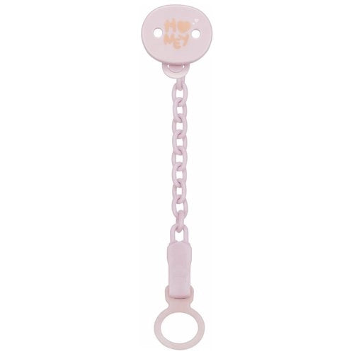 Porta succhietto chicco 00040841100000 clip con catenella rosa