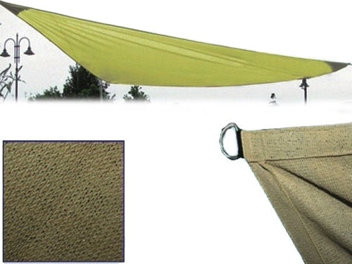 VELA IN POLIETILENE OMBREGGIANTE POSITANO VERDE 5X5X5MT