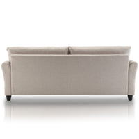 Divano 3 Posti con Rivestimento in Tessuto Beige Premium Sofa Relax 212x75x87 cm