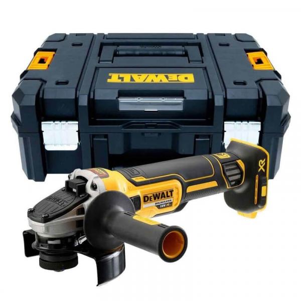 DeWalt Smerigliatrice angolare a batteria DCG405NT-XJ da 125 mm in valigia TSTAK