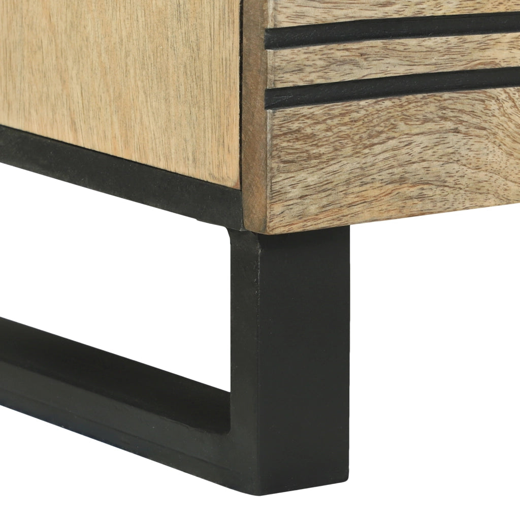 Mobile 80x33.5x75 cm in Legno Massello di Mango