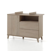 Comò bambino LOUISE – Fasciatoio integrato colore Rovere River OAK