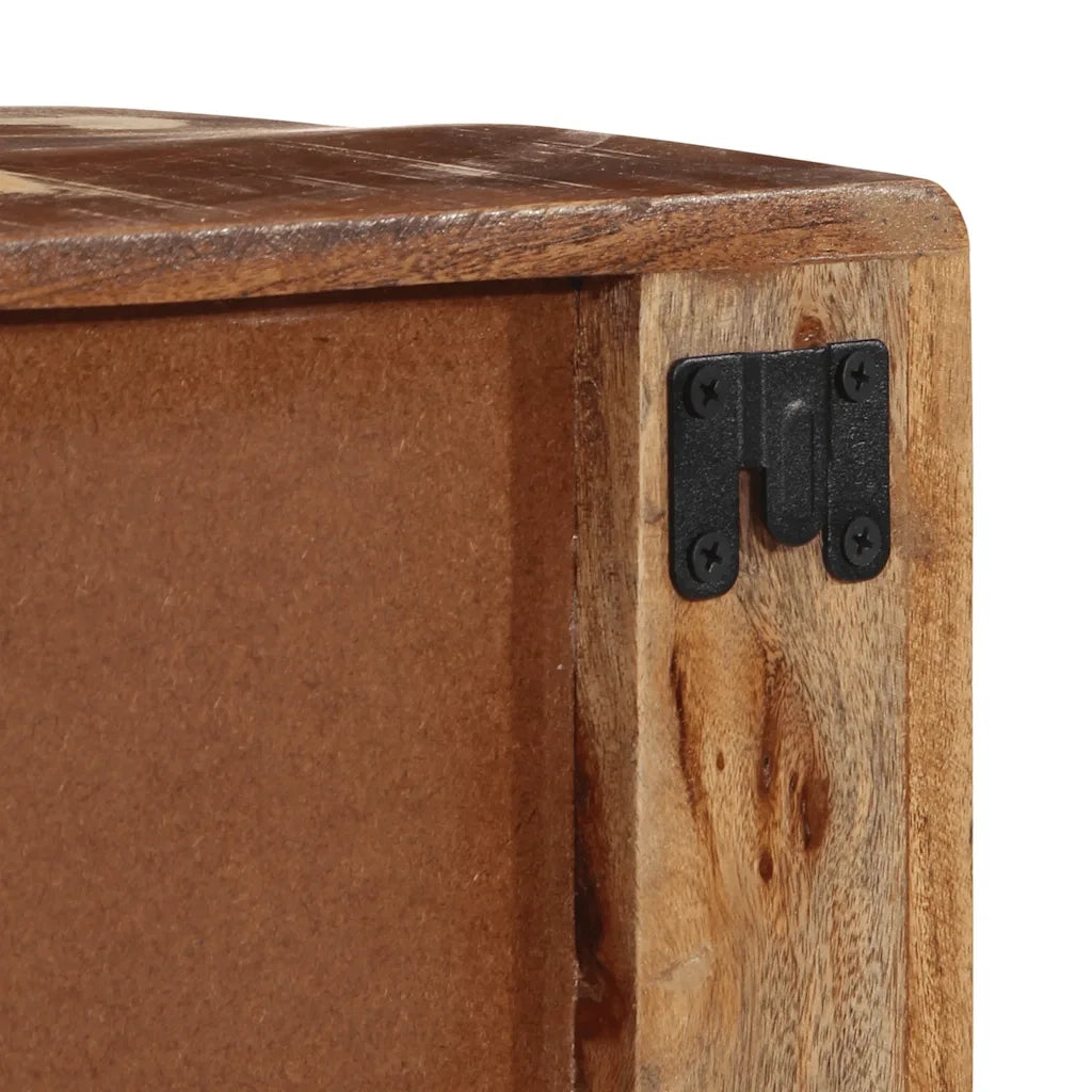 Mobile TV a Parete 100x32x25 cm in Legno Massello di Recupero 4104528