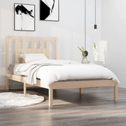 Giroletto-Struttura Letto in Legno Massello di Pino 90x200 cm 137172