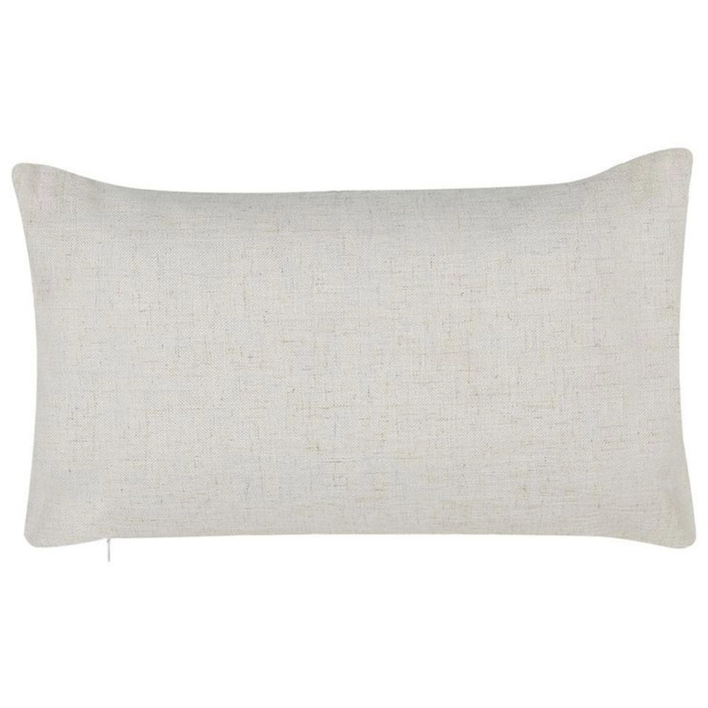 Set di 2 cuscini decorativi beige 30 x 50 cm Cuscini decorativi a motivi astratti federe rimovibili Chiusura con cerniera Stile boho moderno