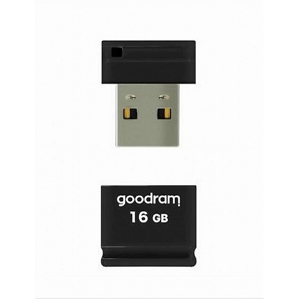 Trade Shop - Nano Pendrive Chiavetta Di Memoria Usb Tipo A Upi2 16 Gb Usb 2.0 Nera Upi2-16gb -