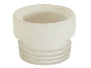 PROLUNGA WC DRITTA IN PVC MORBIDO- - ø interno mm.90-100, lungh. tot. mm.100 - 6 pezzi