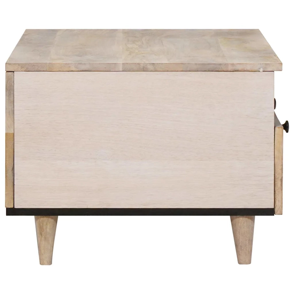 vidaXL Tavolino da salotto con cassetto Bianco 80 x 54 x 40 cm