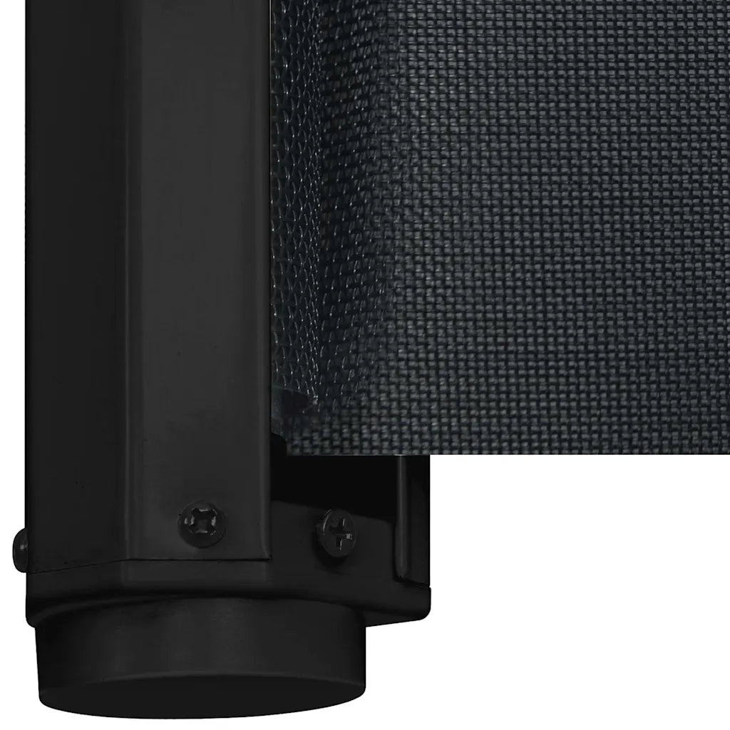 Cancelletto Retrattile per Animali Domestici Nero 102,5x125 cm