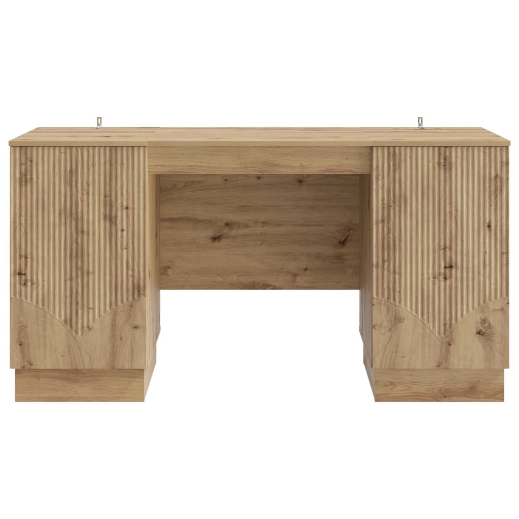 Scrivania con lo scaffale Rovere Artigianale 142,5 x 50 x 75 cm