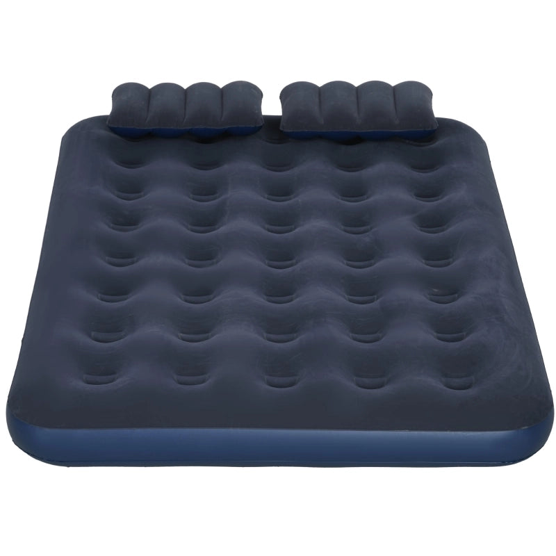 Materasso gonfiabile blu 203x152 cm