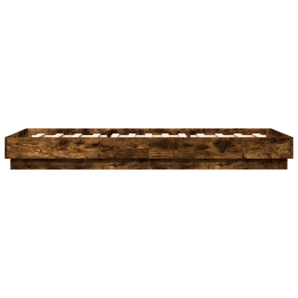 Giroletto senza Materasso Rovere Fumo 100x200 cm in Truciolato 839599