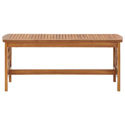 Tavolino da Salotto-Tavolino da soggiorno-Tavolo 102x50x43 cm in Legno Massello di Acacia