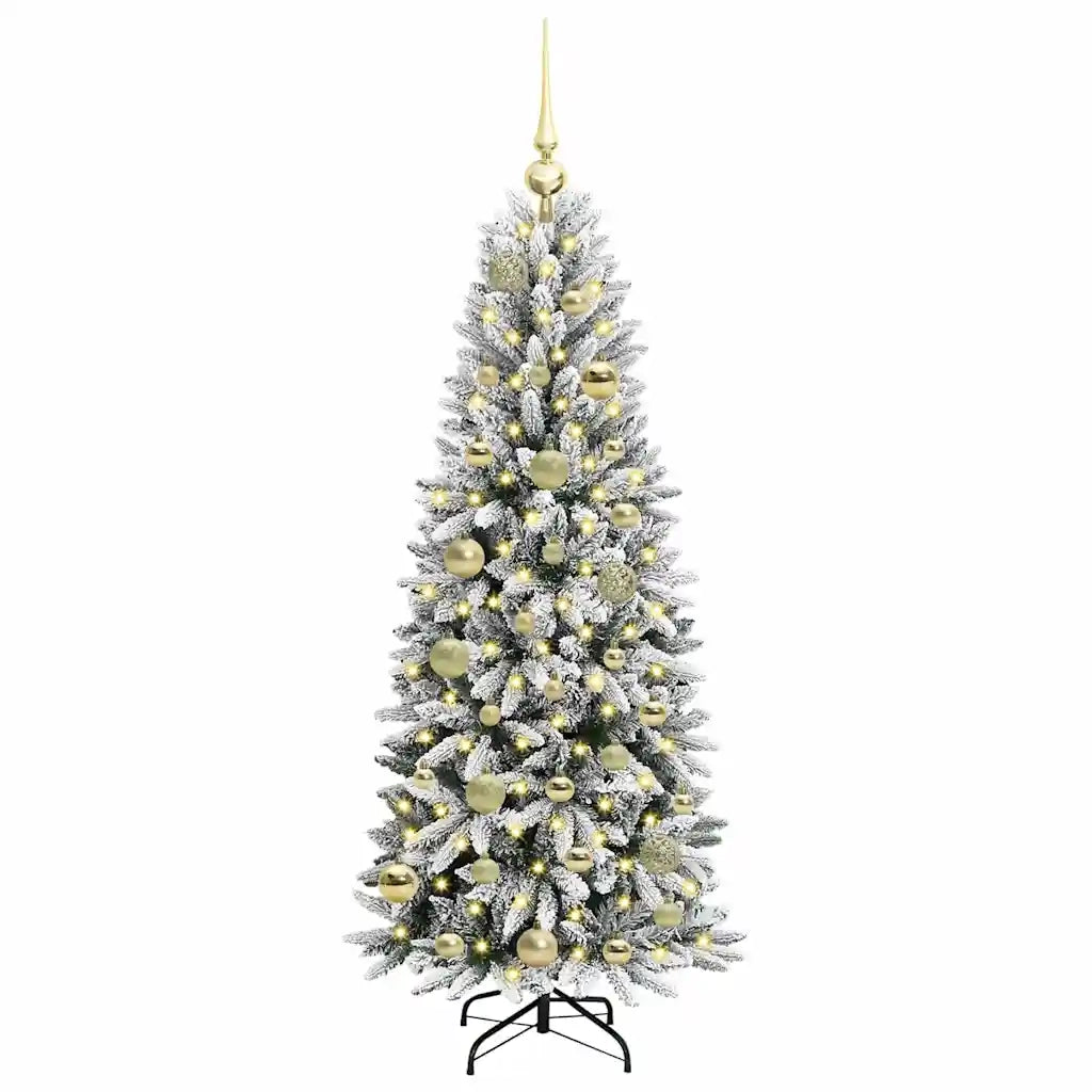 Albero di Natale artificiale con 150 LED Bianco 120 cm 3396025