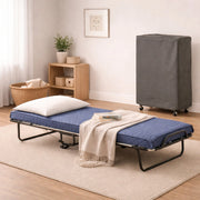 Brandina Isolina, Letto Pieghevole Materasso Incluso Made in Italy, Nero Jeans