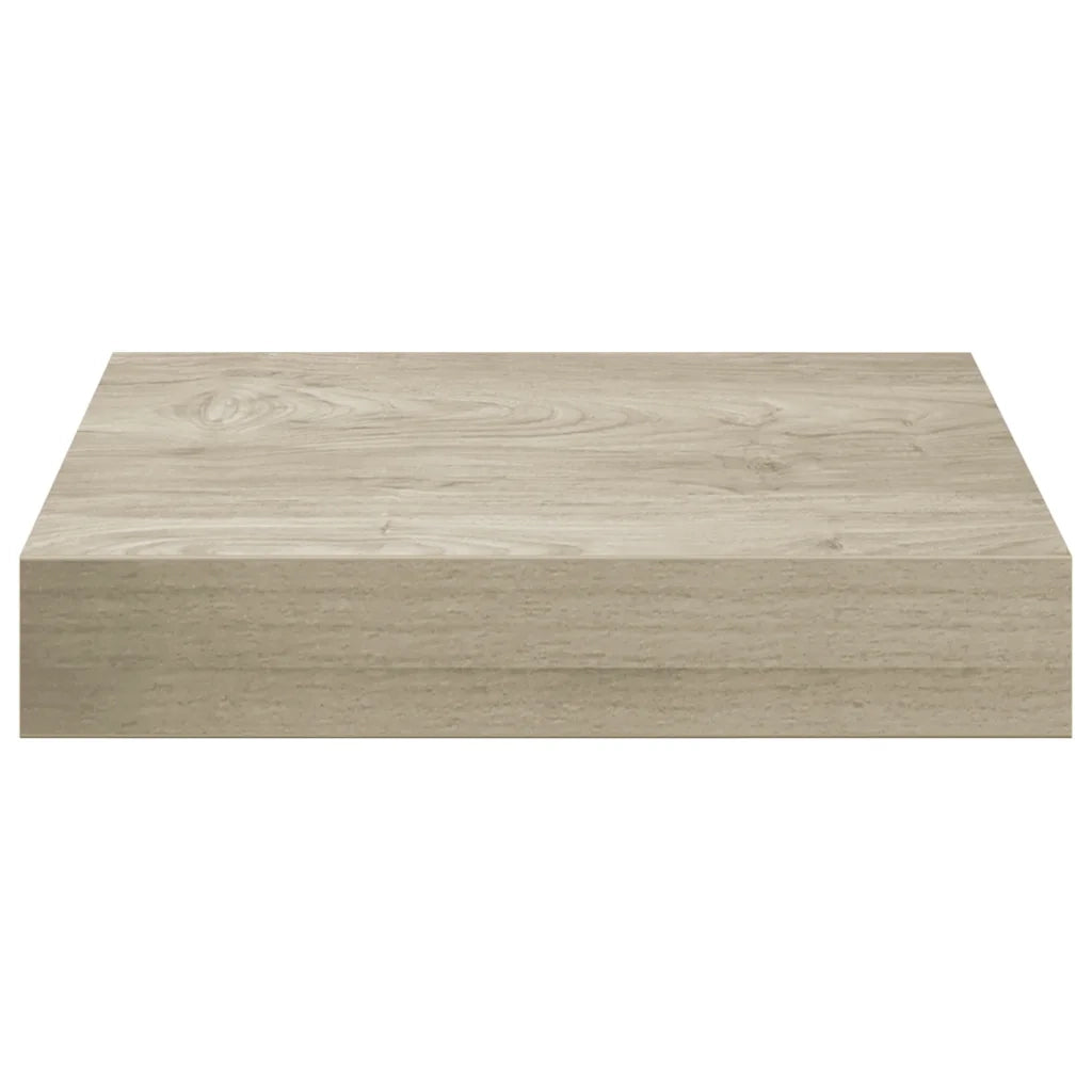 Mensole a Muro 2 pz Rovere 23x23,5x3,8 cm in MDF cod mxl 52571