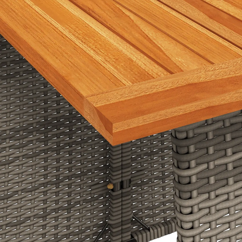 Set Divani da Giardino 6 pz con Cuscini a Forma di L Polyrattan 3213544