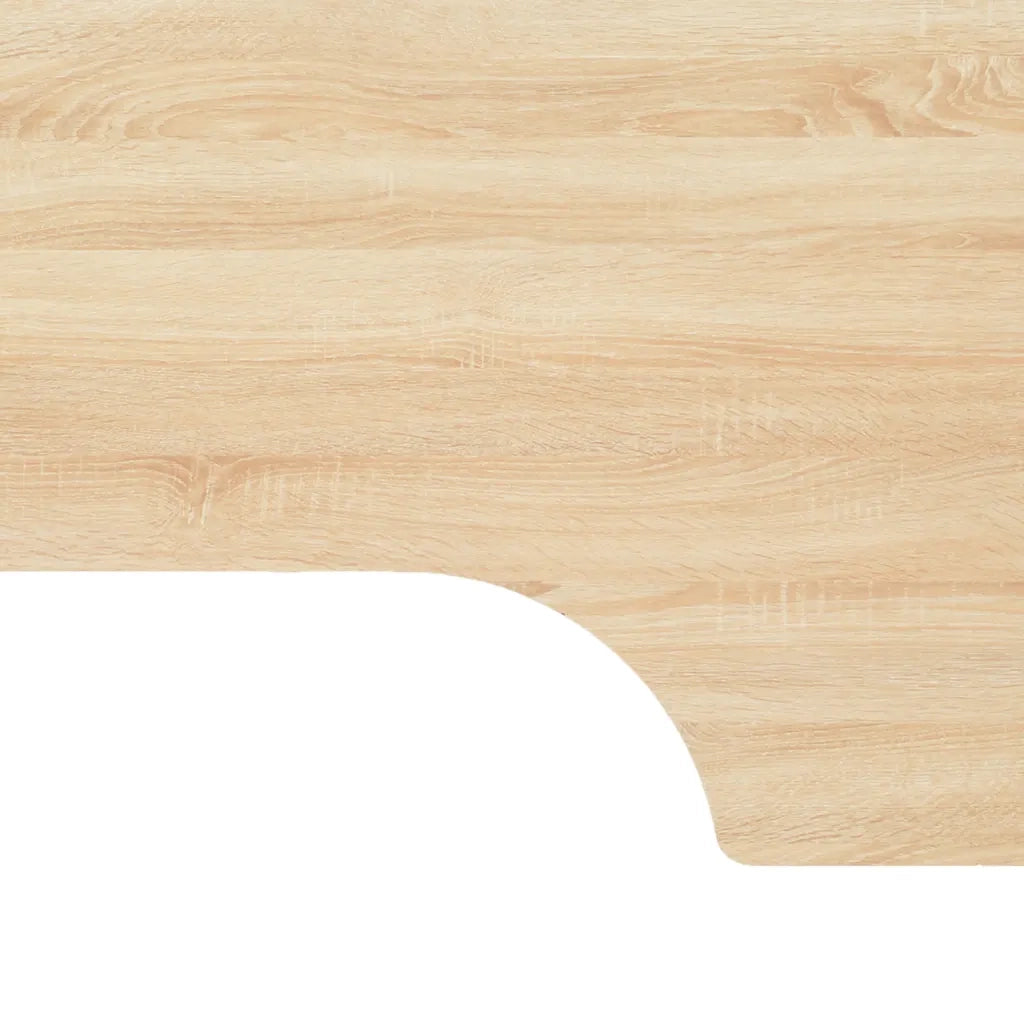 Scrivania per Computer Nera e Rovere 120x72x70 cm 20264