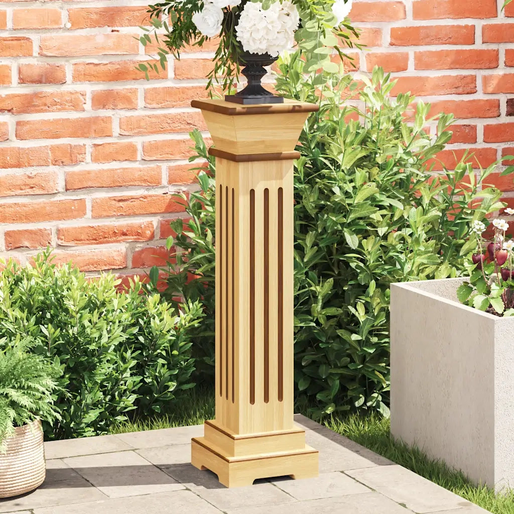 Piedistallo per Piante Quadrato Classico Legno 17x17x66 cm MDFcod mxl 130419