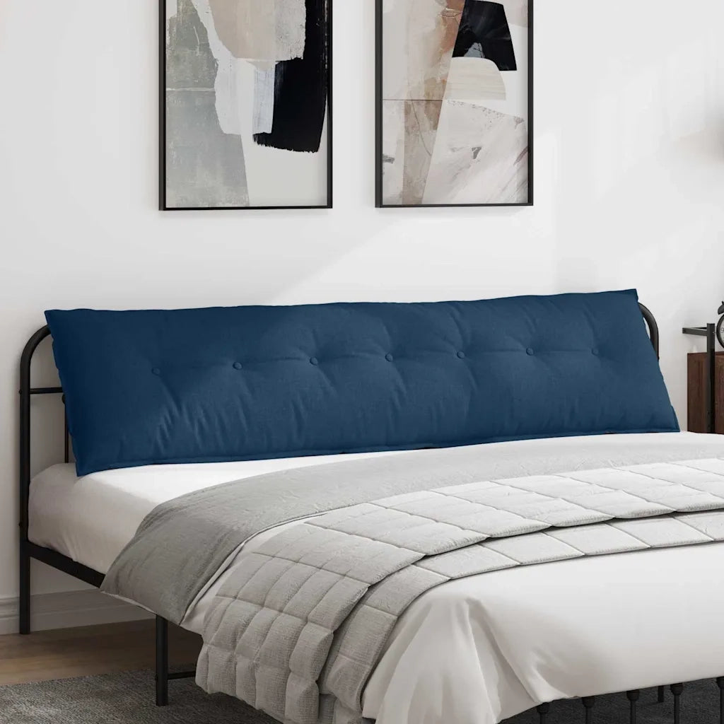 Cuscino per Schiena | Cuscino dorsale Blu 200 x 19 x 50 cm Tessuto