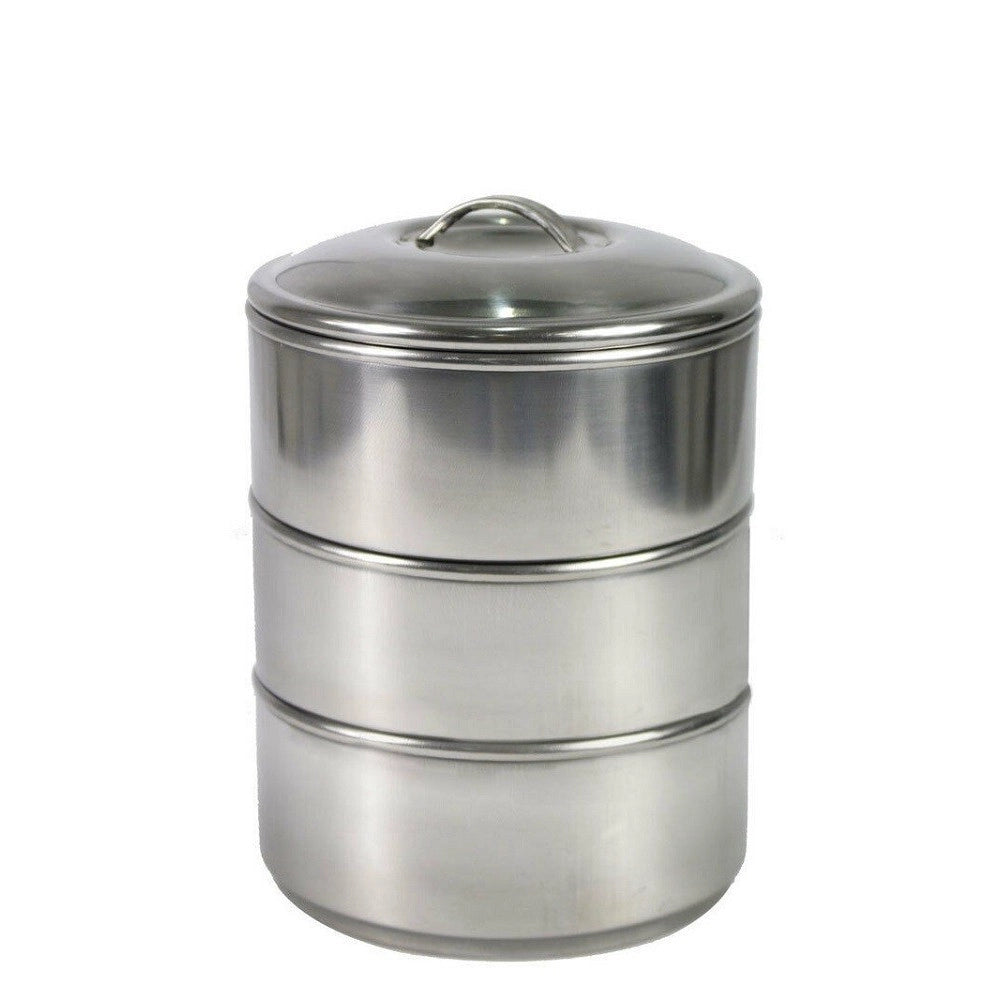 Trade Shop - Portavivande Piramide 3 Livelli Contenitore Porta Pranzo Vivande Cibo Alimenti -