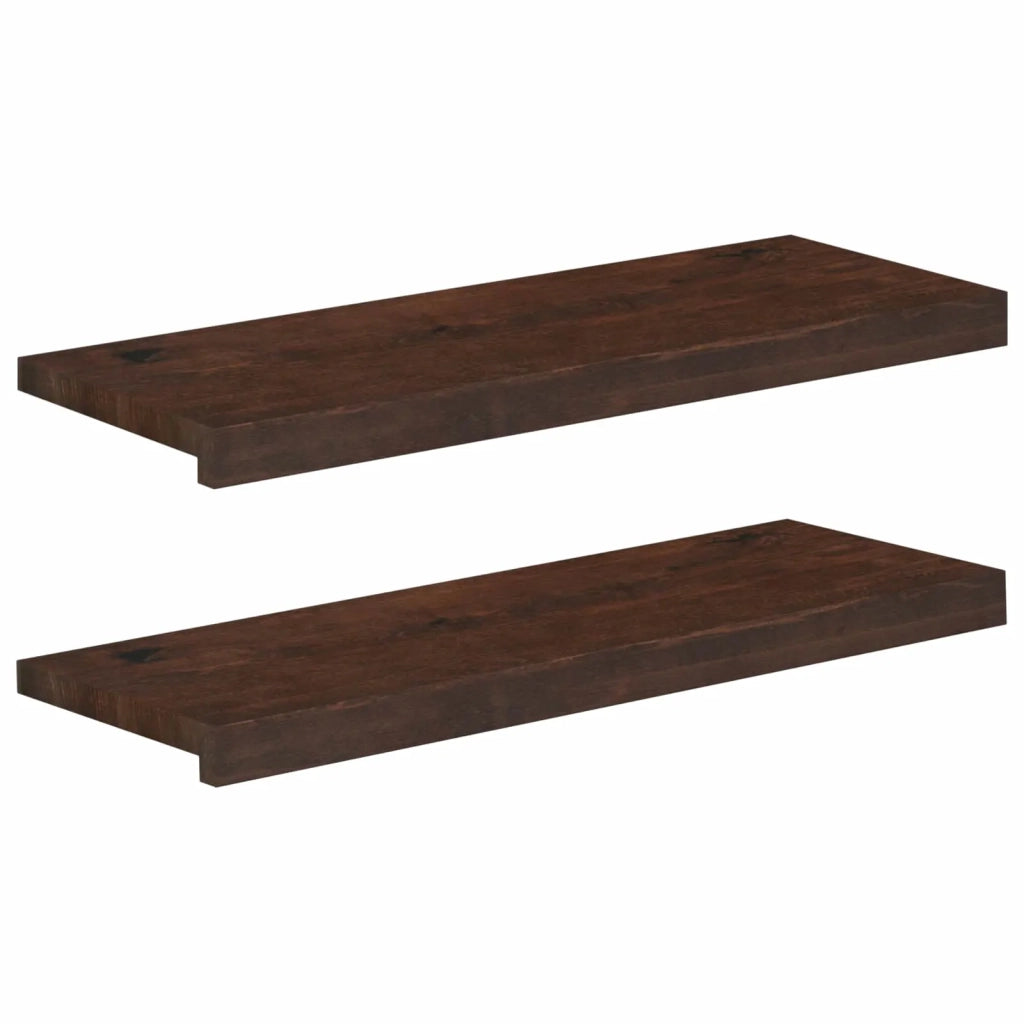 Soglie per finestre 2 pz Marrone Scuro 80x 25 x 2 cm 42048304