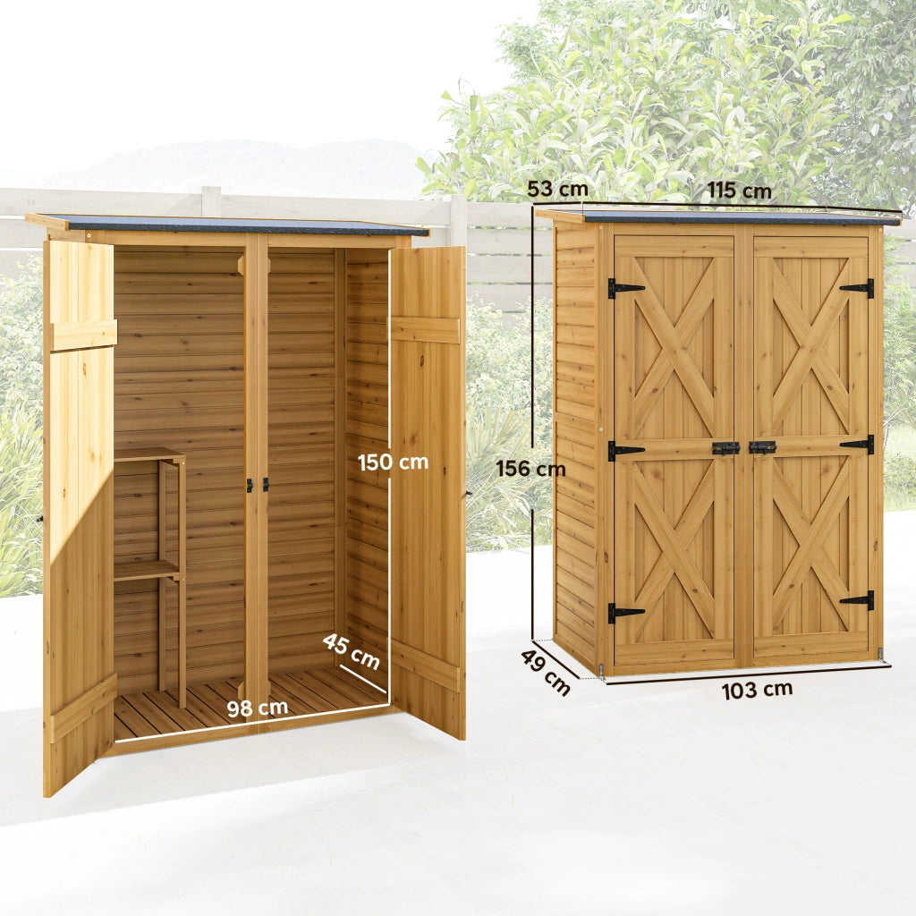 Capanno da Giardino in Legno ¨C zephmum ¨C Marrone
