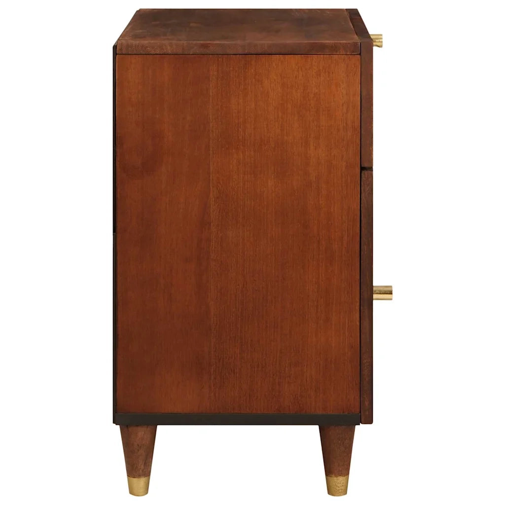 Comodini | Armadio da Notte | Mobiletto da notte con cassetto 50 x 33 x 60 cm Legno di mango massello