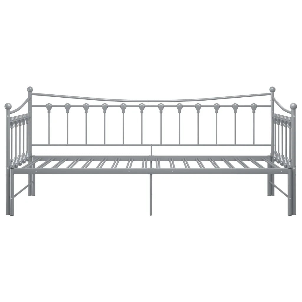 Telaio Divano letto | Sof¨¤ letto | Letto singolo Estraibile Grigio in Metallo 90x200 cm