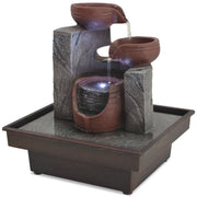 Fontana da Interni con Luce a LED in Poliresinacod mxl 126216