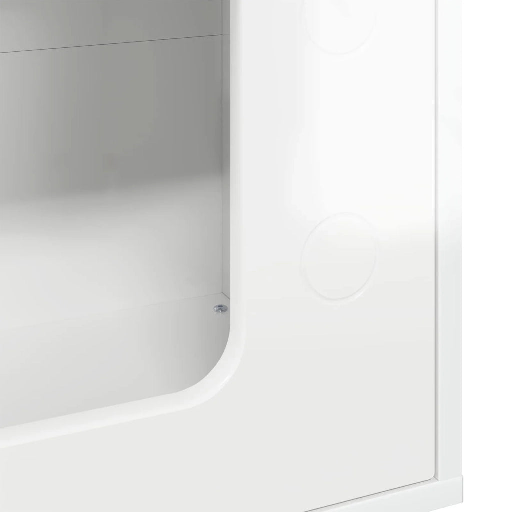 Casa per Gatti Bianco Lucido 51 x 30 x 52 cm Legno multistrato CFW4058216