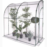 Serra da Giardino a Parete Senza Ripiani con copertura in PVC impermeabile 200x100x210H cm