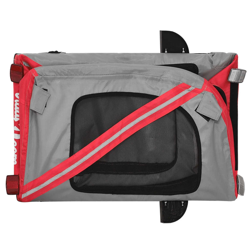 Rimorchio/carrello per animali domestici rosso 02_0044353